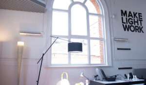 Herschel Advantage IR3 heaters installed in Lightsource showroom area