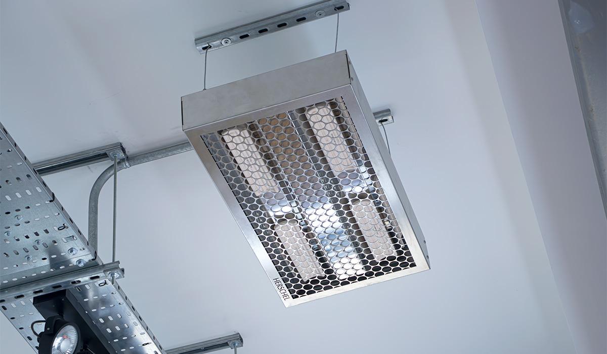 Herschel Power 4 Silver industrial heater