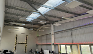 Herschel Summit White installed in office