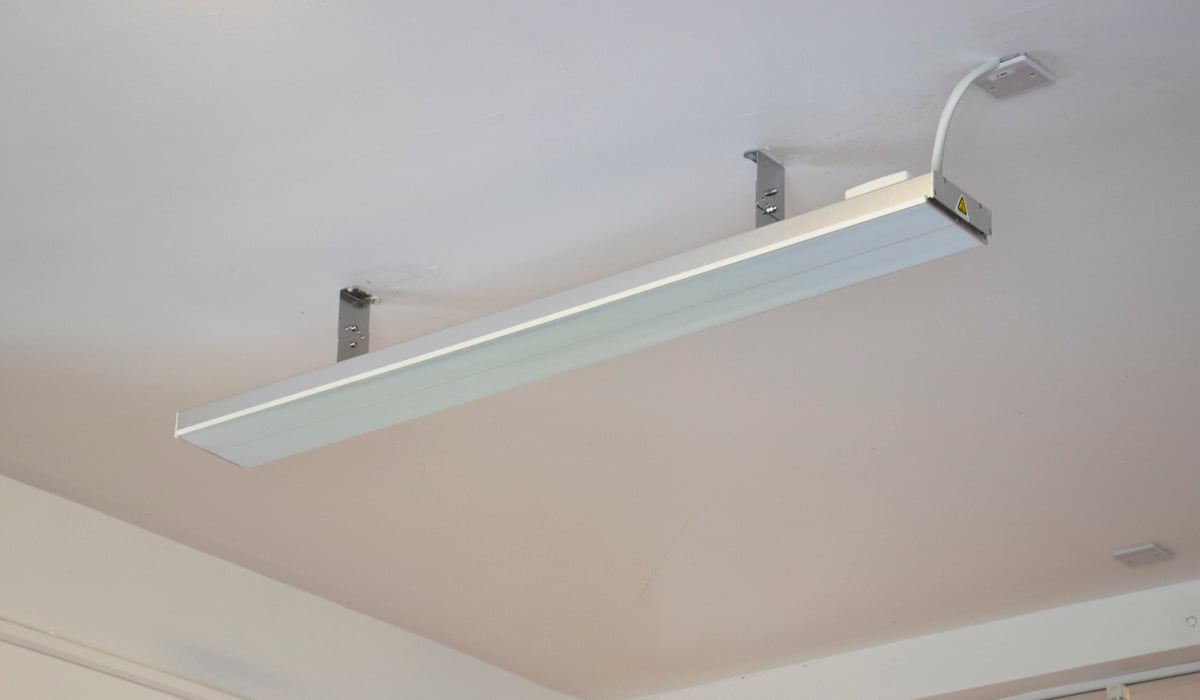 Victorian building makes the change from gas to infrared heating