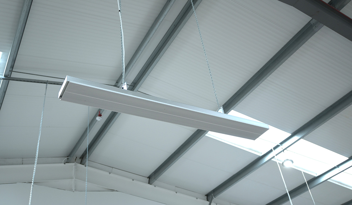 Effective workshop heating solution installed in Neptune's workshop