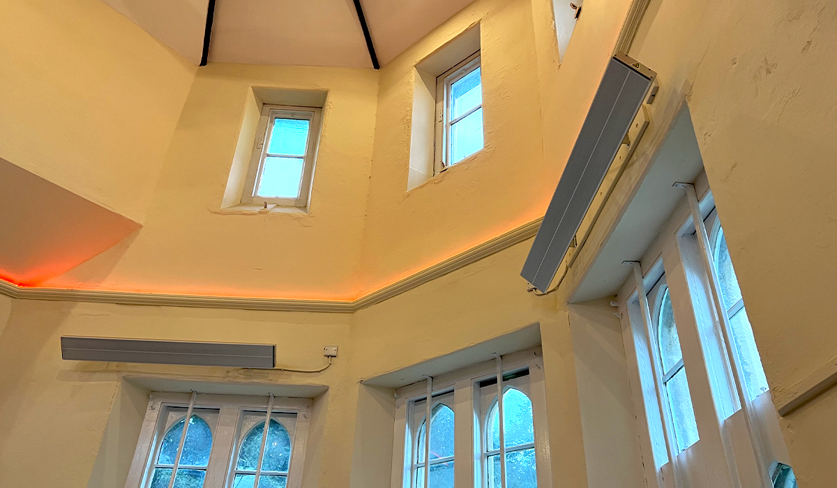 Herschel Summit heaters installed in Henbury Village Hall