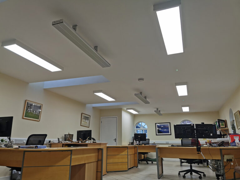 Electric heating for offices