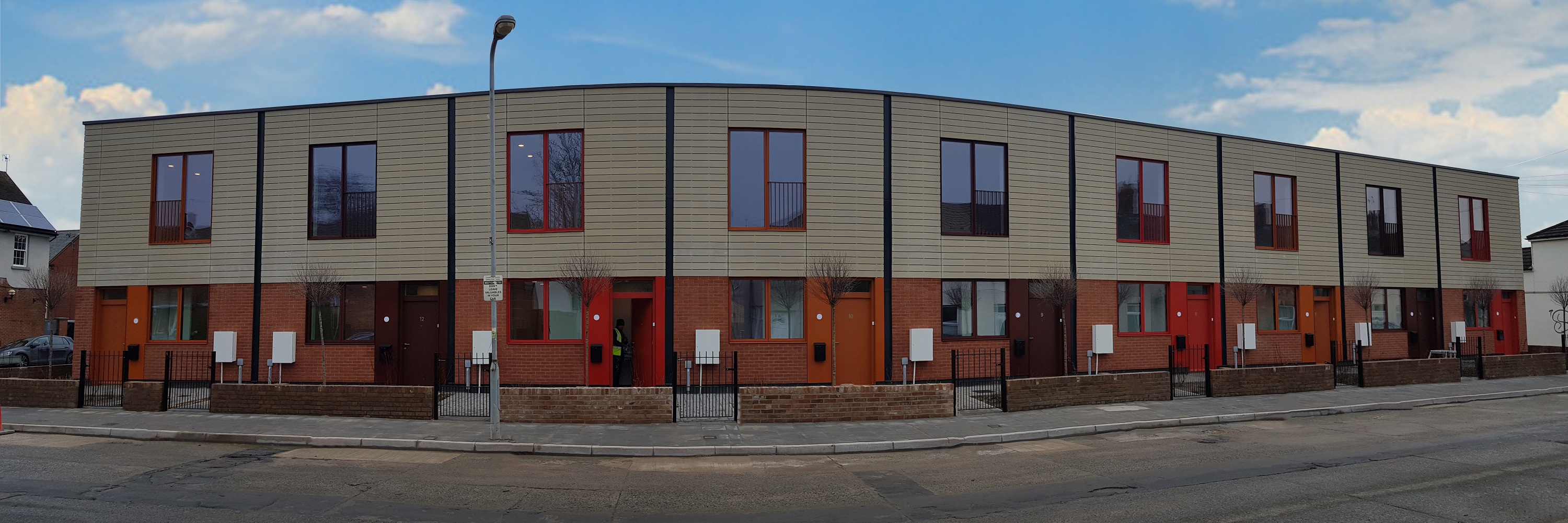 Sustainable housing heated by Herschel heaters