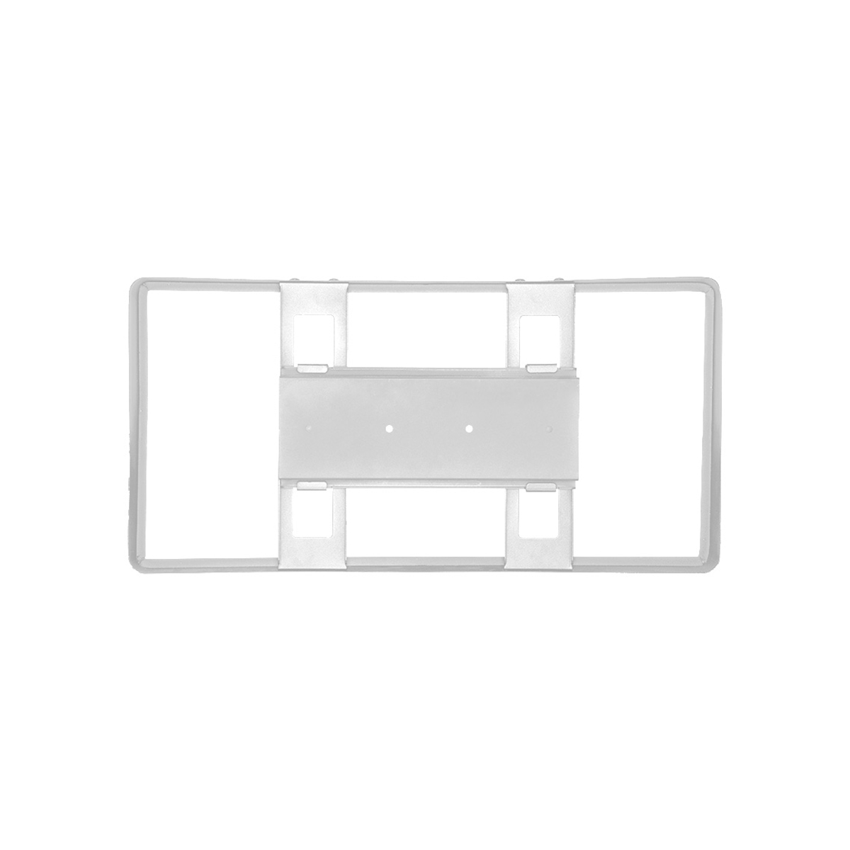 Krystal Low Profile Surface Mount Bracket - White