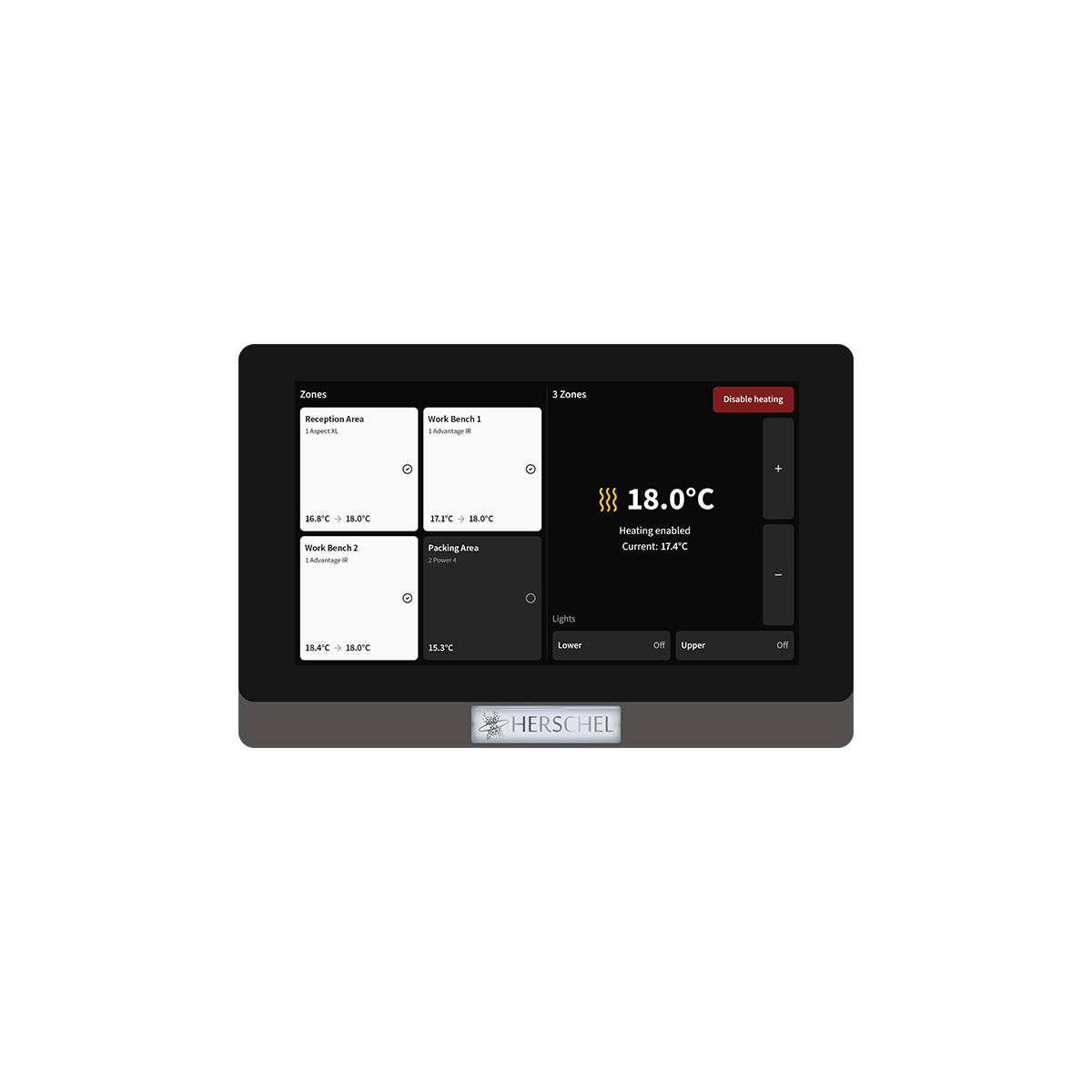 Herschel InfraSense Control Tablet - Commercial