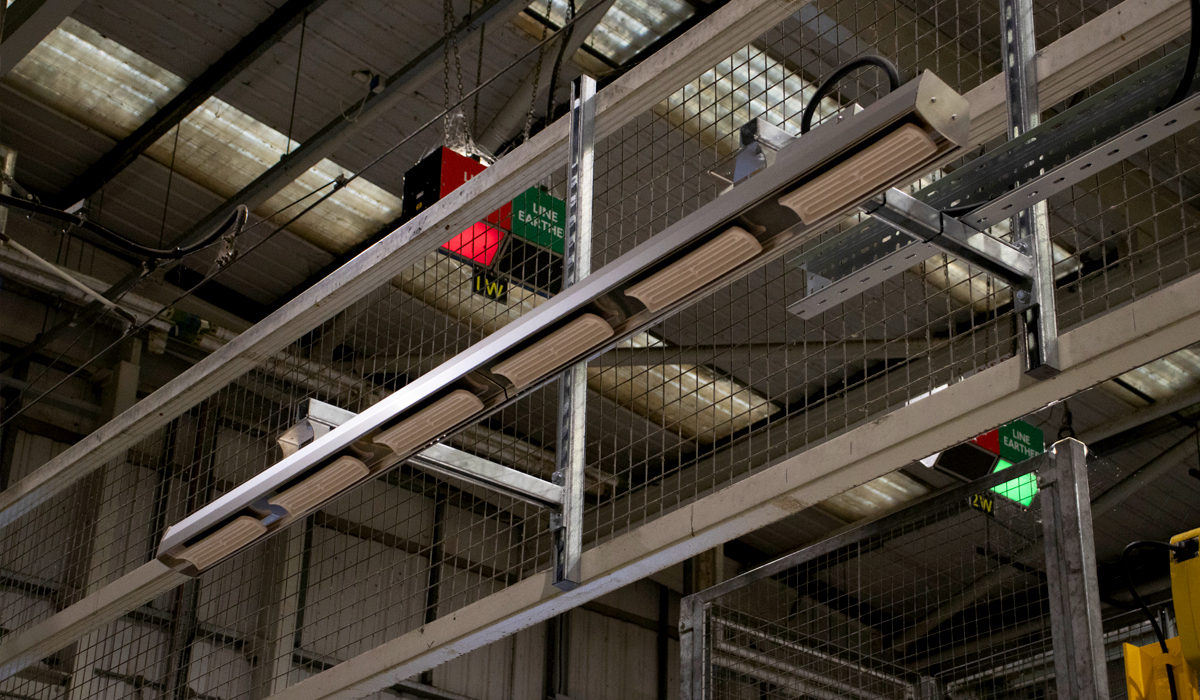 Herschel Advantage IR infrared heater for large spaces