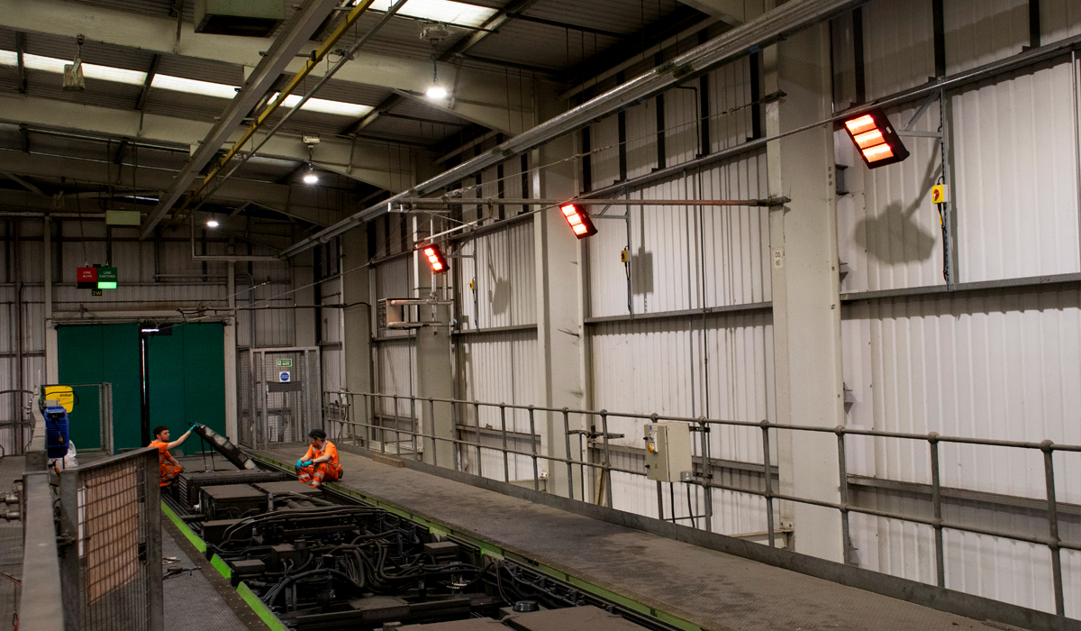 Decarbonising hard to heat buildings at TfL with Herschel Vulcan infrared heating