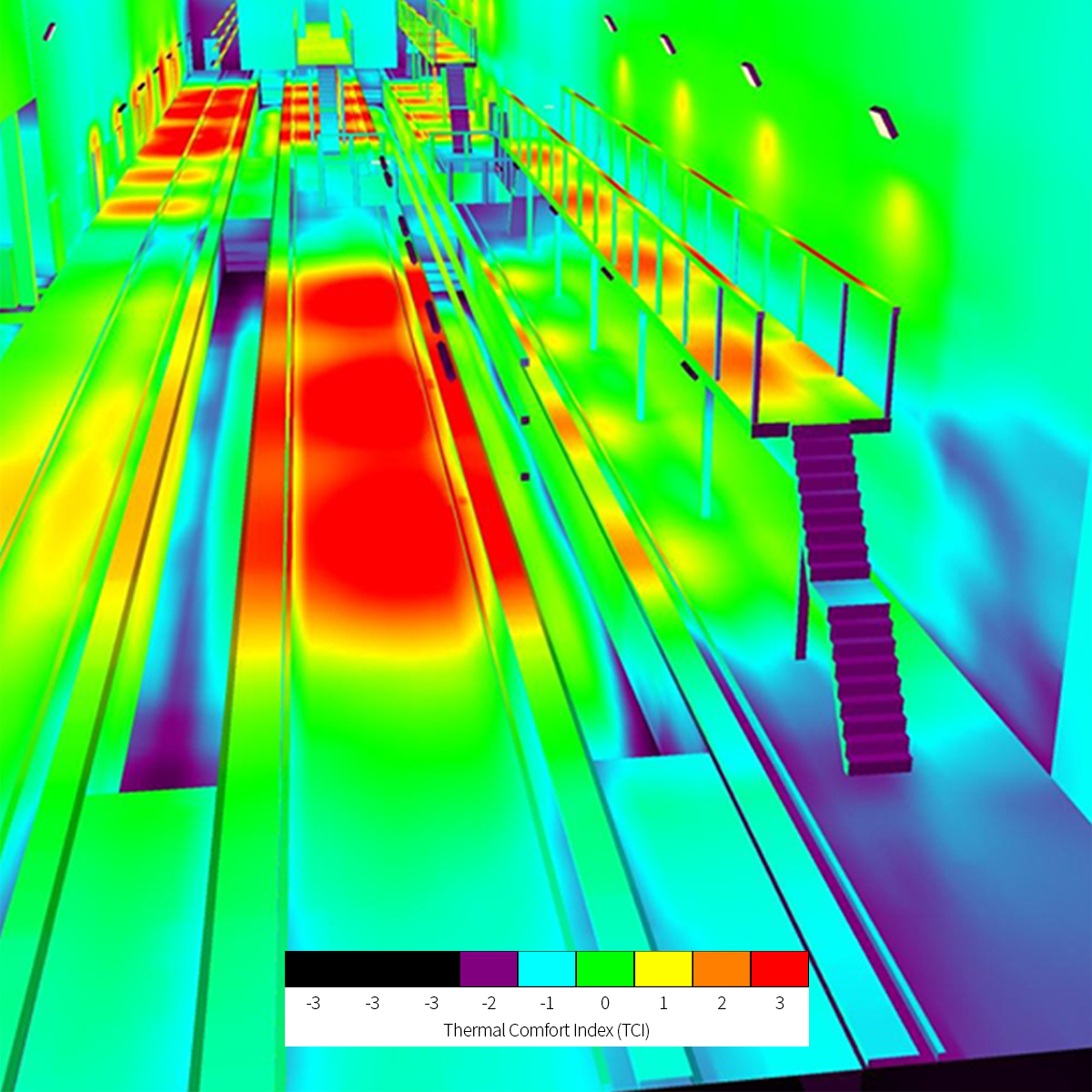 TfL East End Heat Map No Tram
