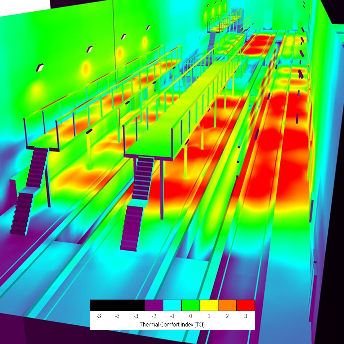 TfL East End Heat Map No Tram