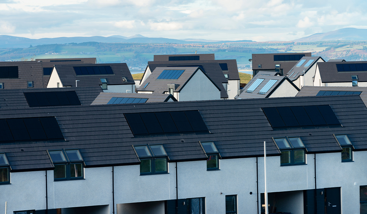 Social Housing solar roofs
