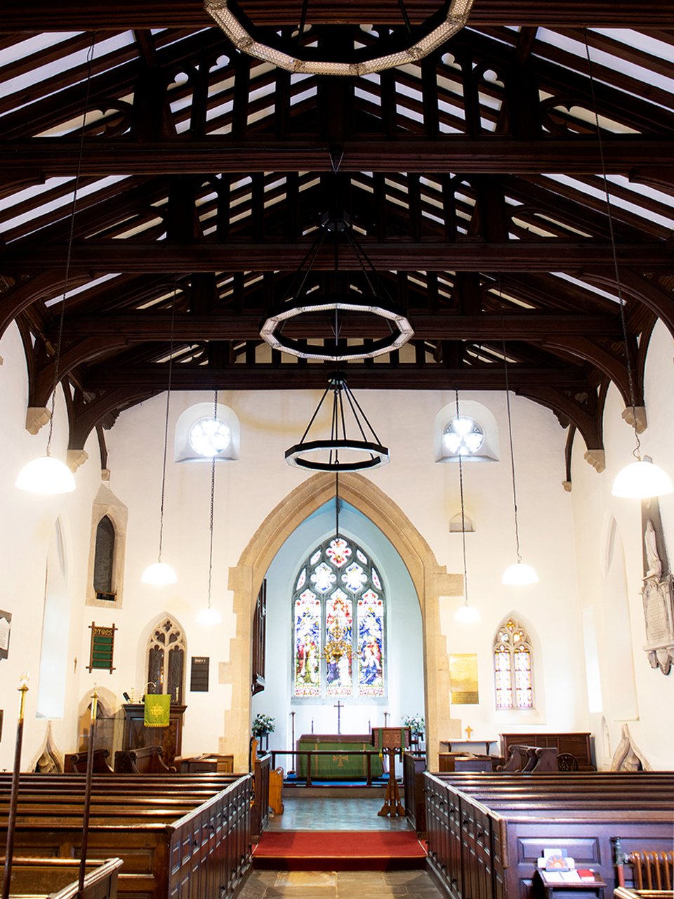 Herschel Halo heaters installed to heat All Saints' Church