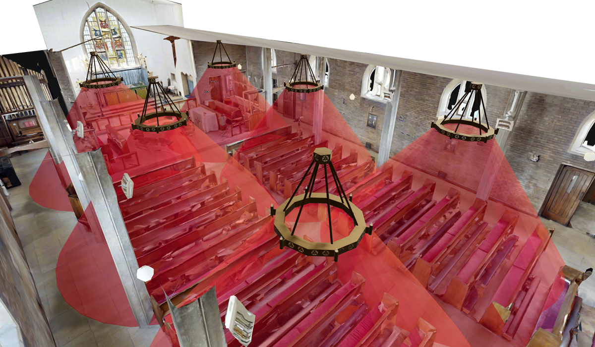 how infrared heating works for churches