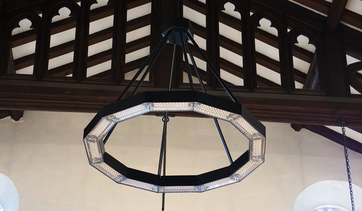 Halo Black Church installation