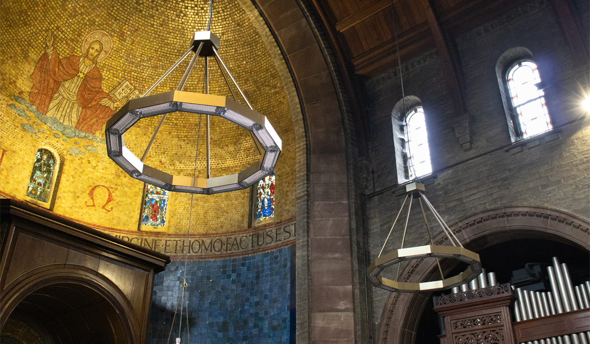 Halo heating St Chads Church