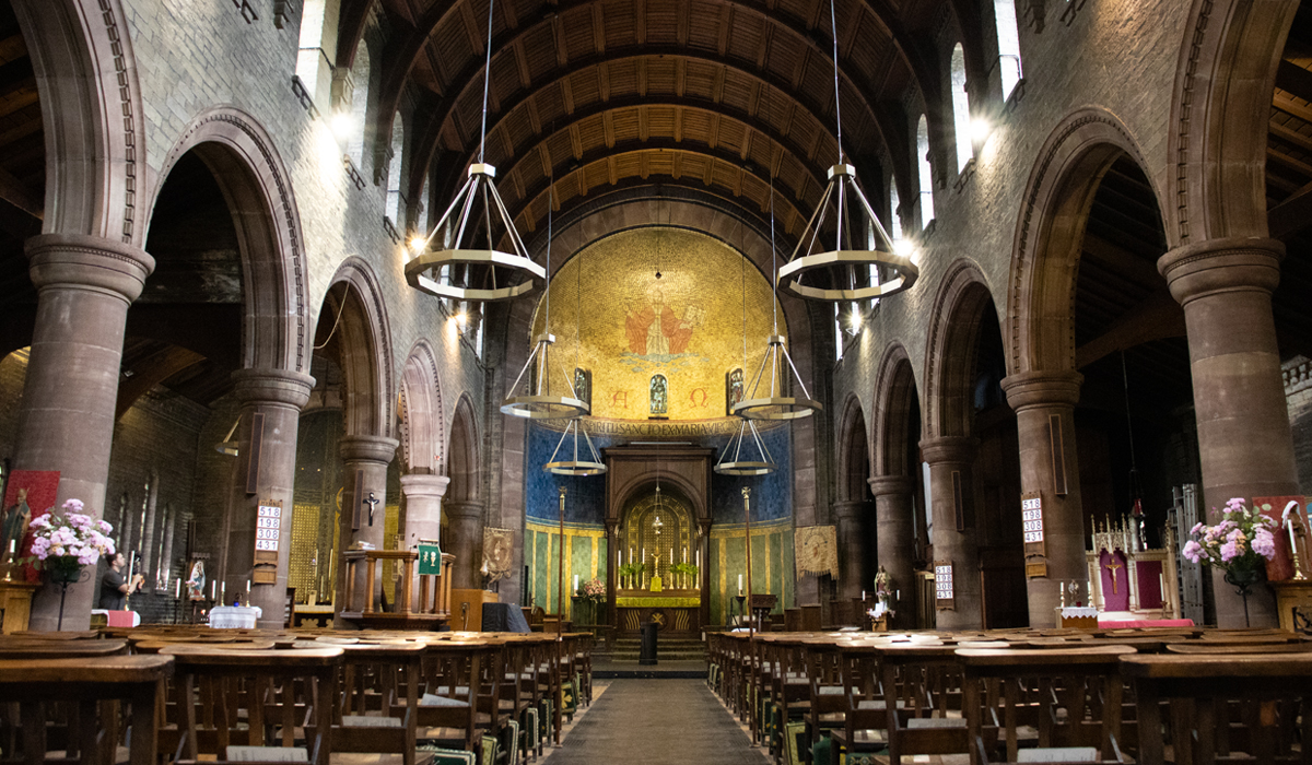 St Chads Church heated by Herschel Halo