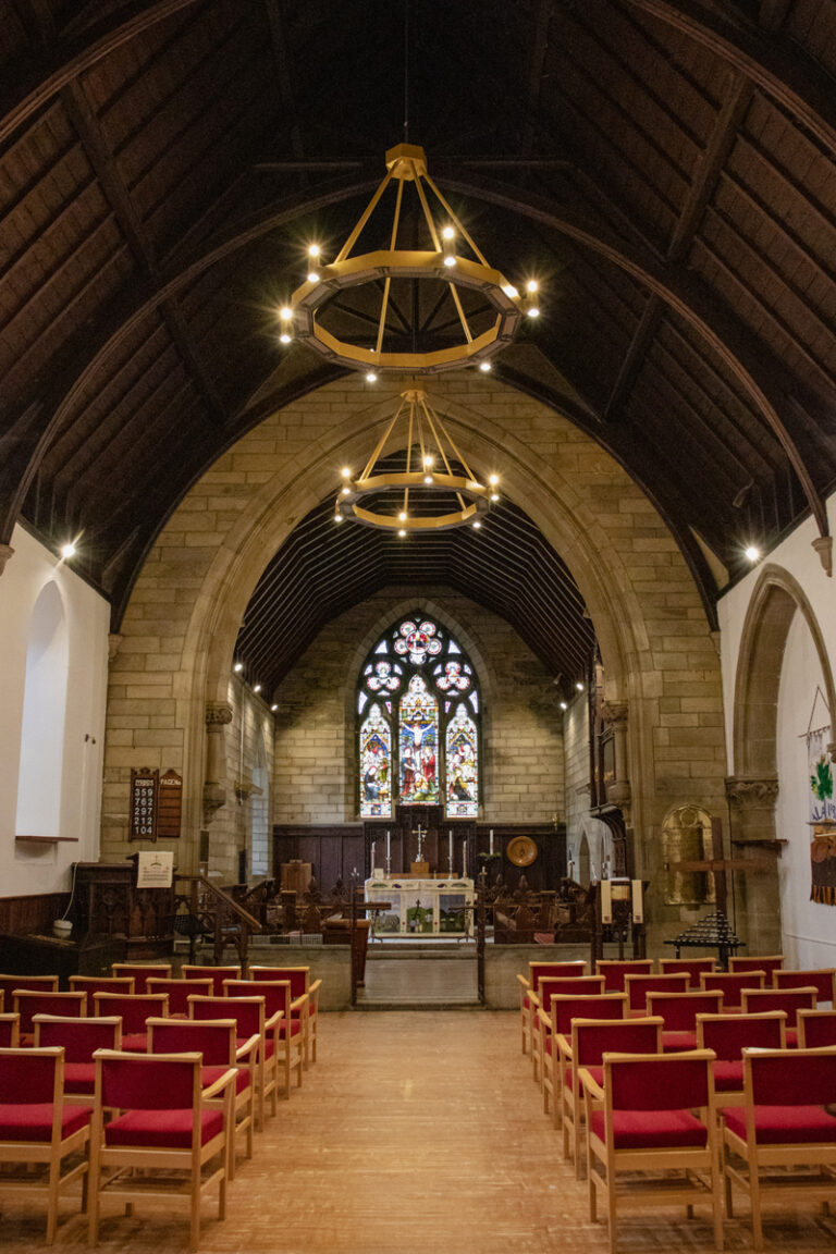 Halo heating St. Peter's Church in Galashiels