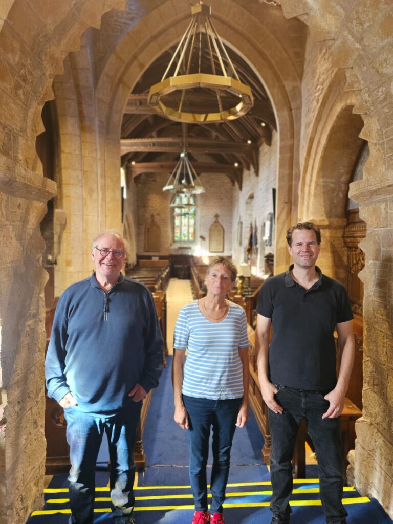 Visitors to St Andrews Church