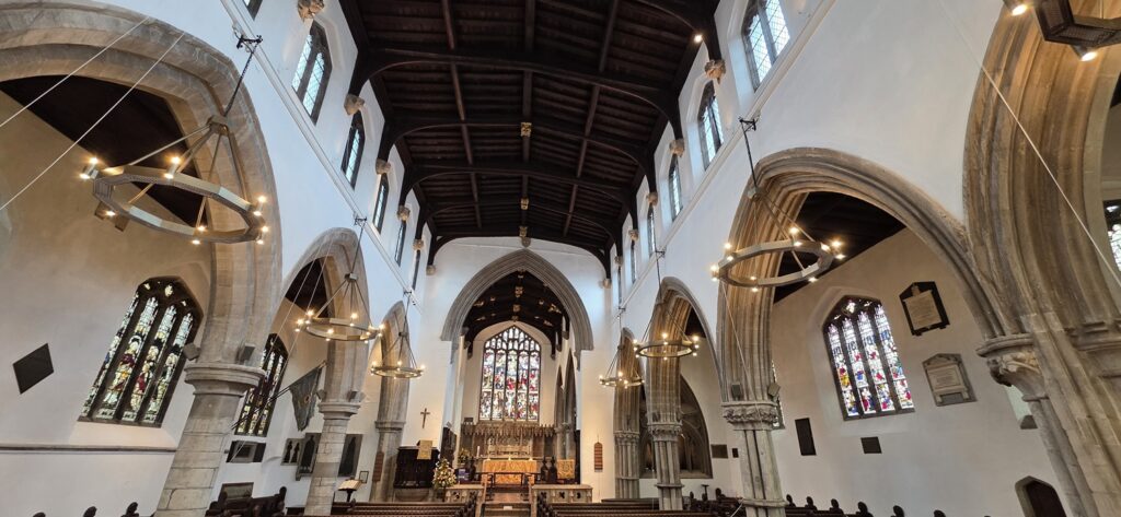 All Saints Stamford heated by Halo heaters