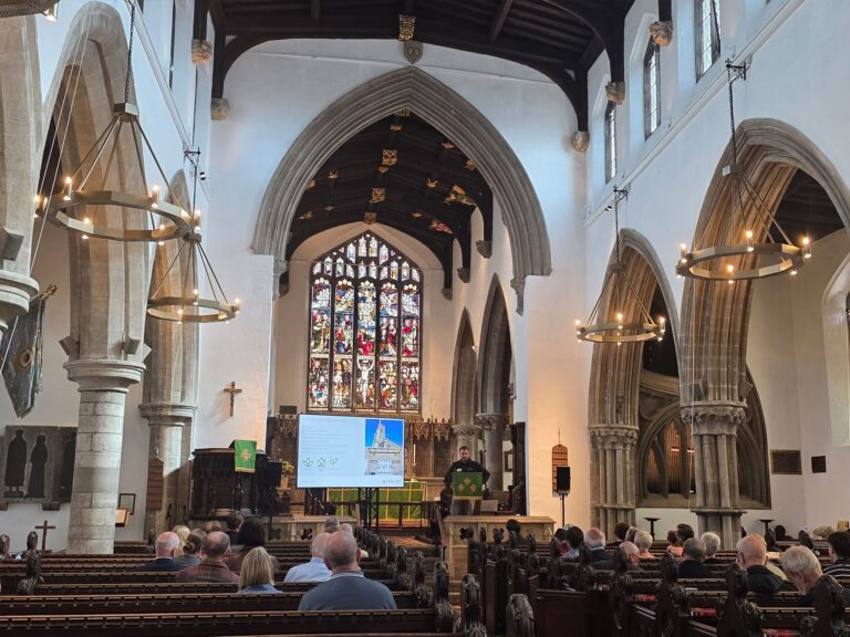 All Saints Stamford heated by Herschel Halo heaters