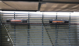California Black electric patio heaters