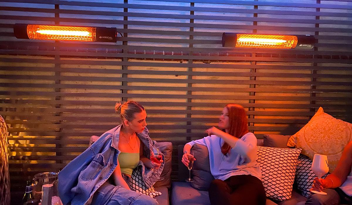Herschel California outdoor heaters