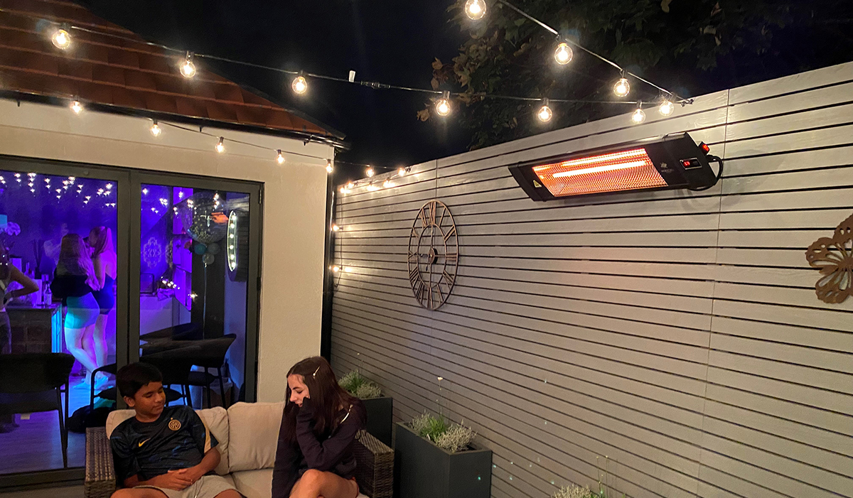 Herschel Colorado black electric patio heater