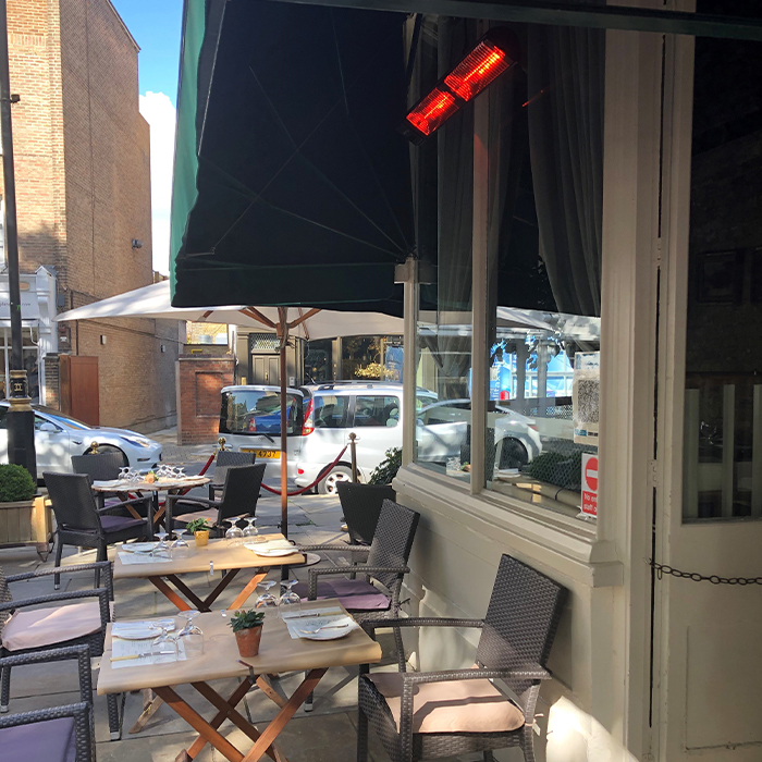 Heating an Alfresco Restaurant in London