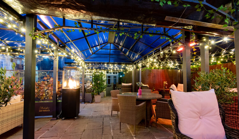 Heating for an Outdoor Gin Bar