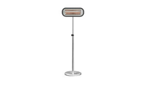 Miami black freestanding patio heater