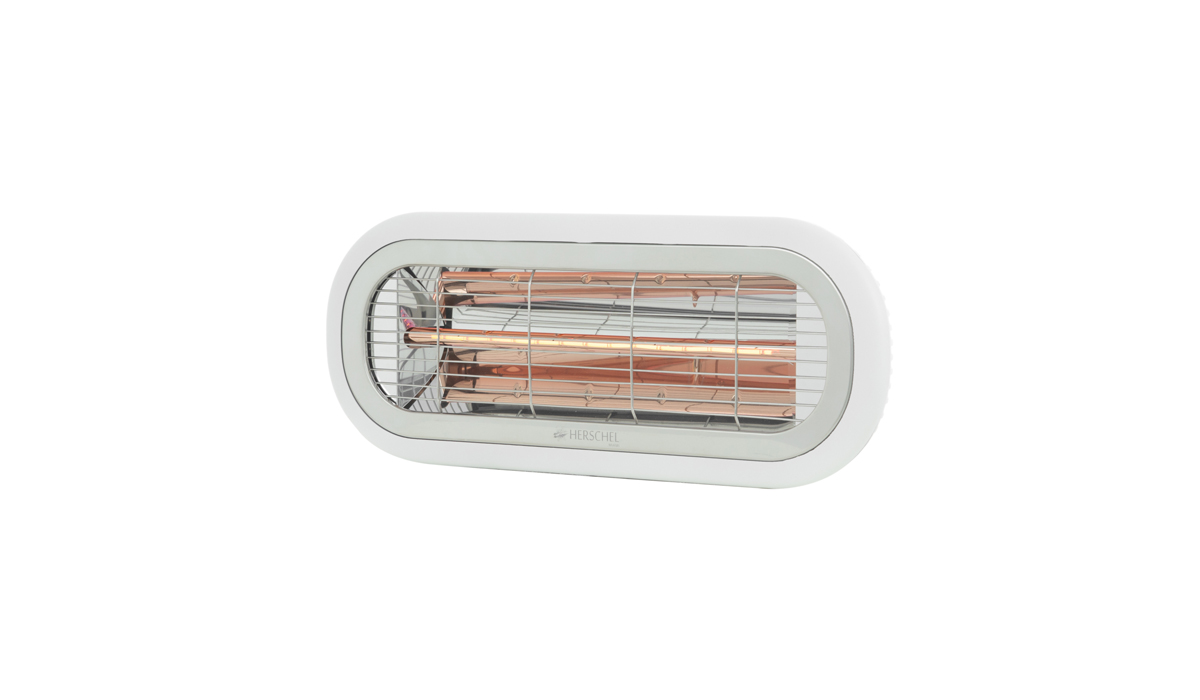 Herschel miami white infrared patio heater