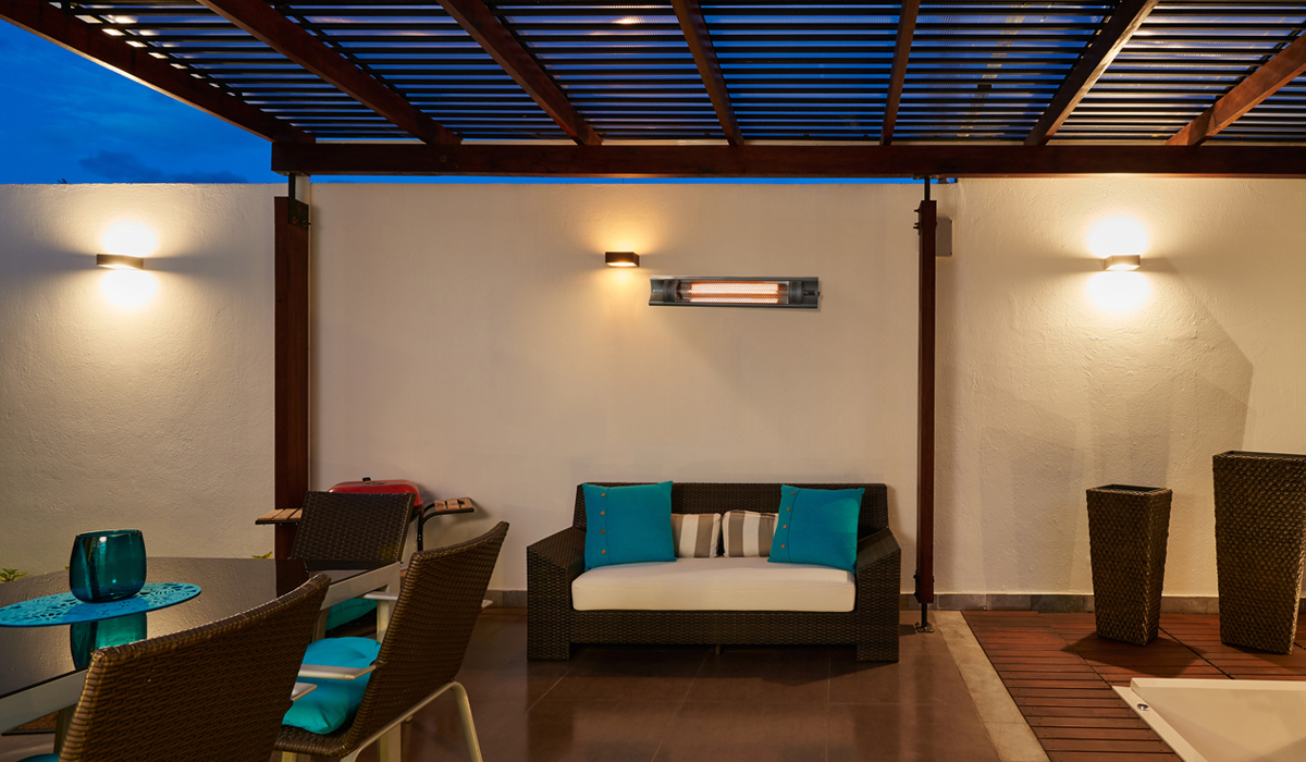 Herschel Colorado black electric patio heater
