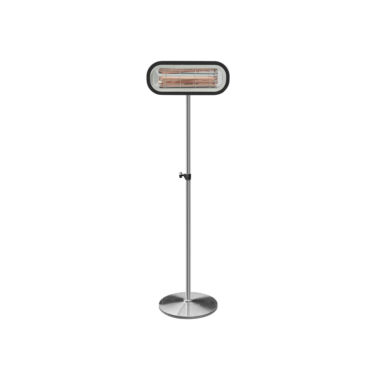 Miami Black with Stainless Steel Stand