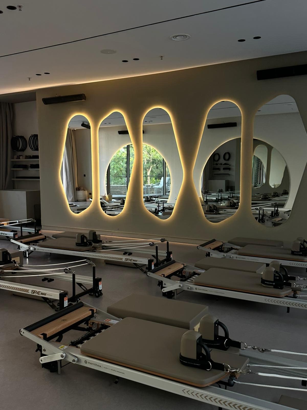 Pilates studio in Paris heated with Herschel Aspect XL infrared heaters
