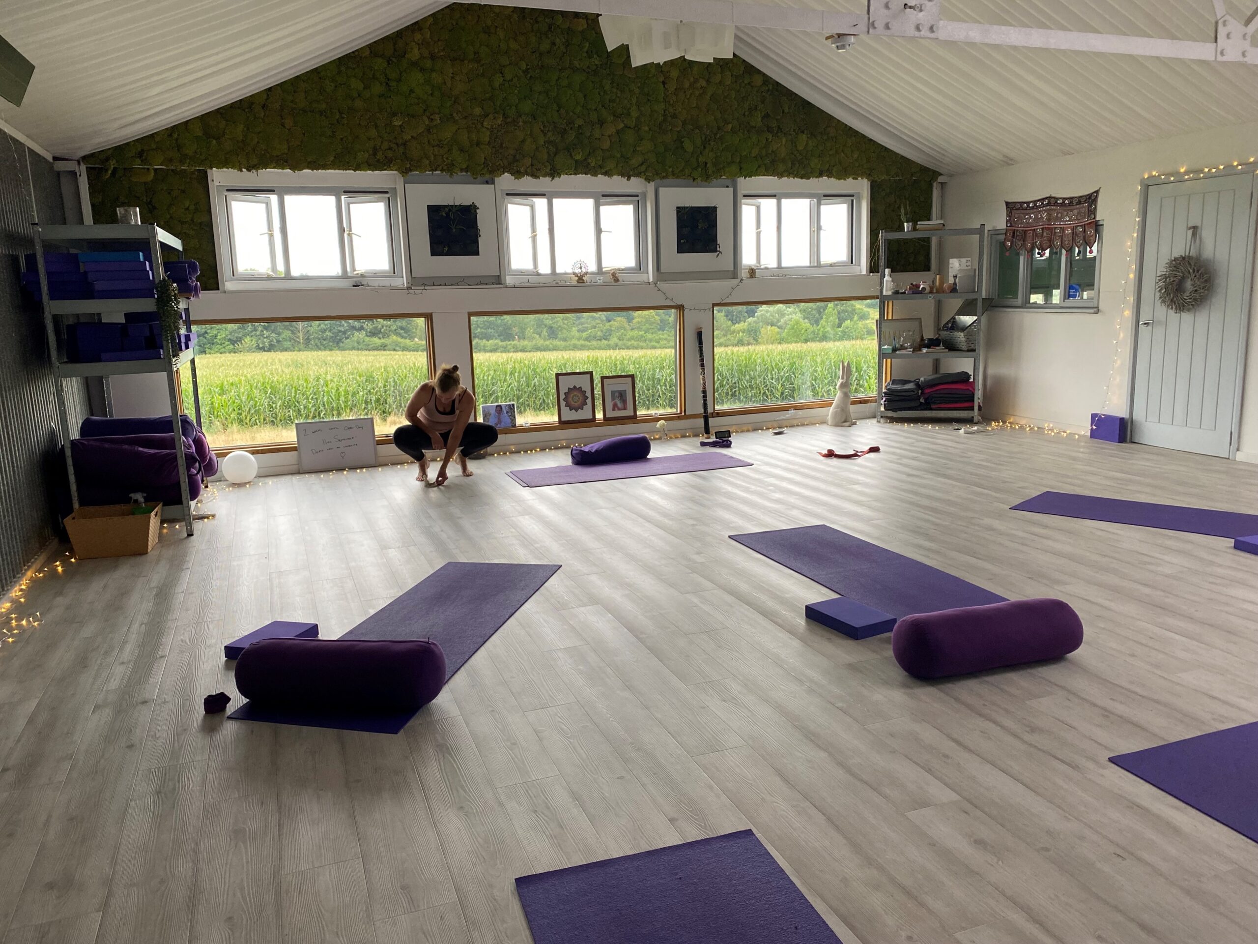 Thaxted yoga studio heated by herschel