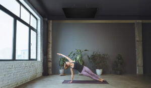 Comfort HT panel heating a yoga studio