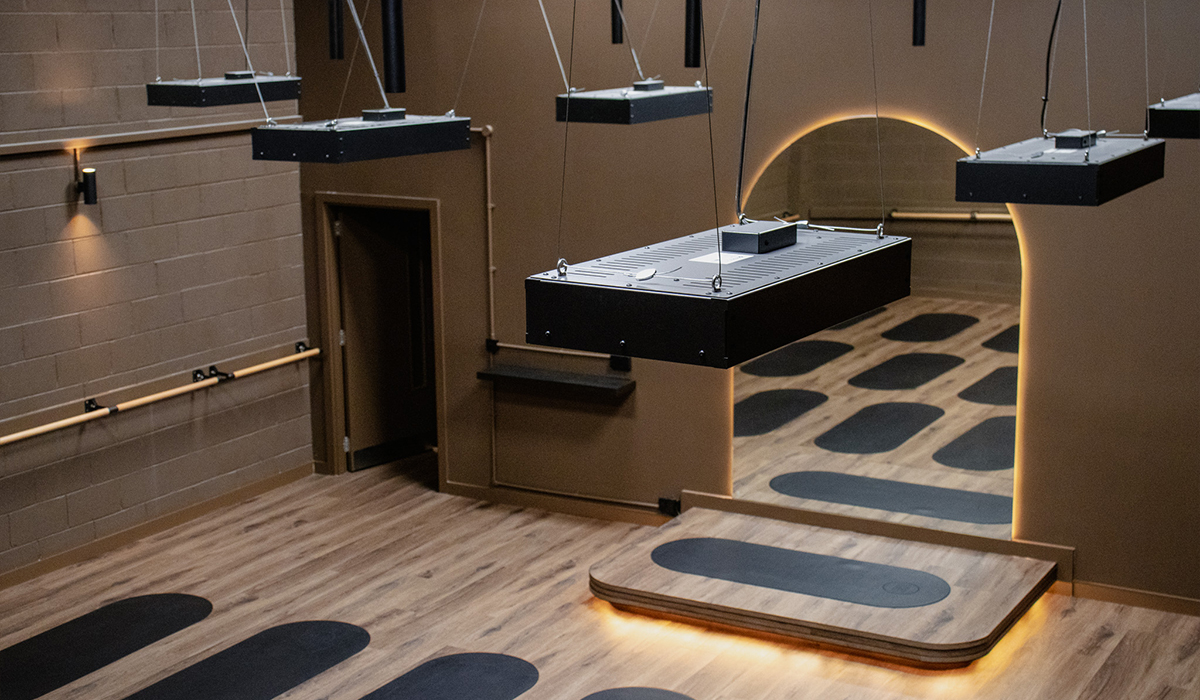 infrared heating for pilates and hot yoga