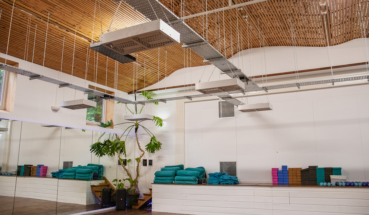 Well Flex wellness studio in Bristol heated with Herschel Power heaters