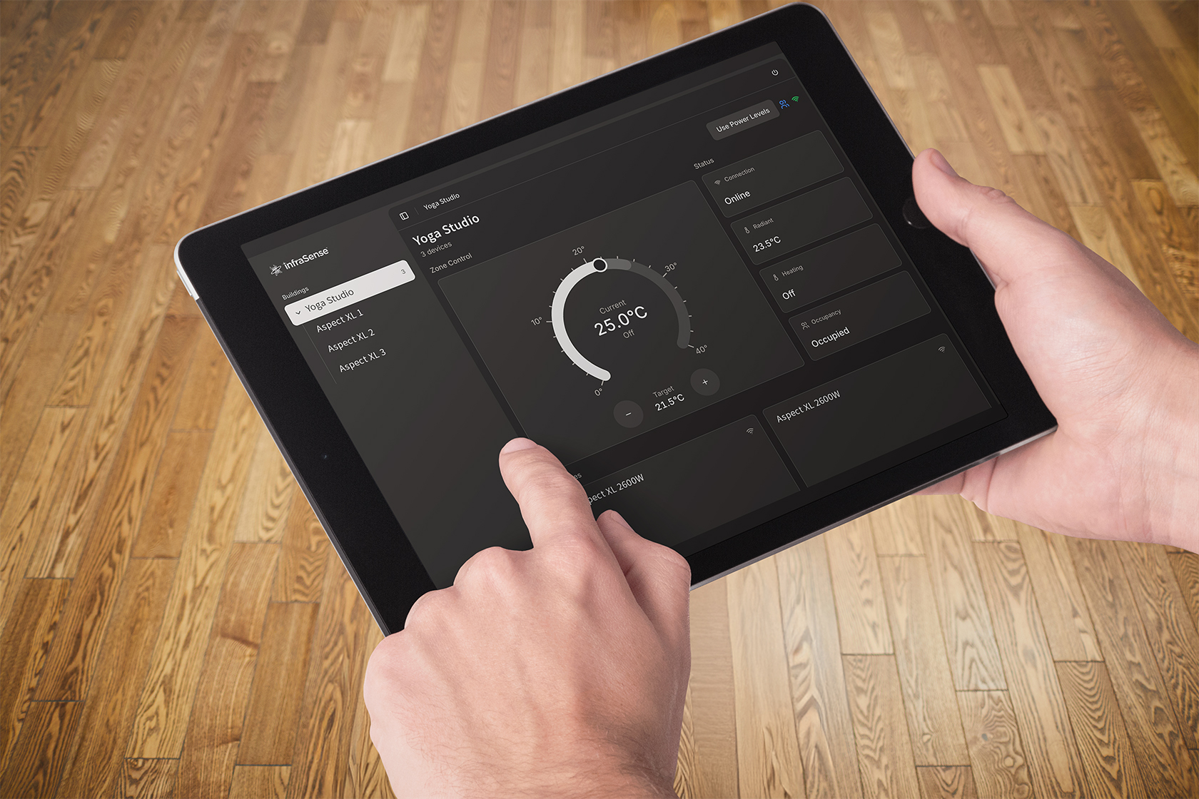 InfraSense in Yoga studio