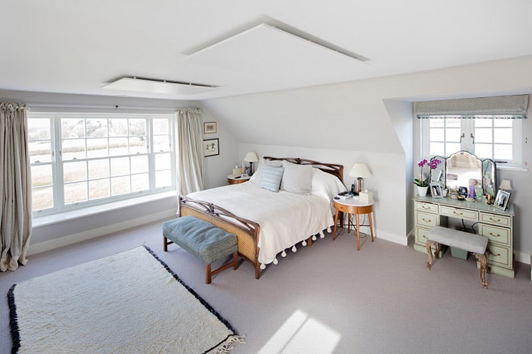 inspire white frameless panel