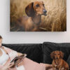 Inspire Dachshund dog Picture infrared panel heater