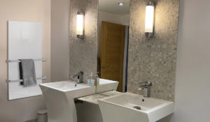 Bathroom with XLS Towel heater