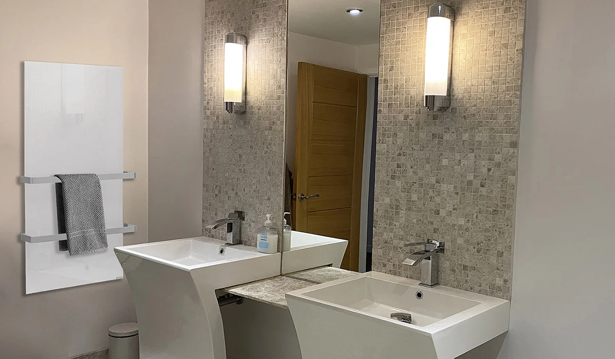 Bathroom with XLS Towel heater