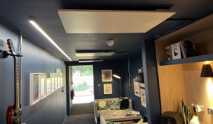 Discreet Herschel Infrared heating panels donated to a DIY SOS project