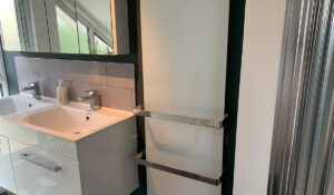 Select XLS Towel While installed in bathroom