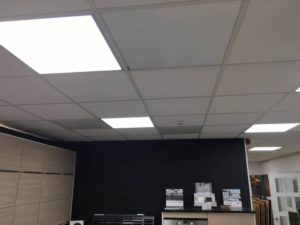 Select ceiling panel leads to reduction in energy