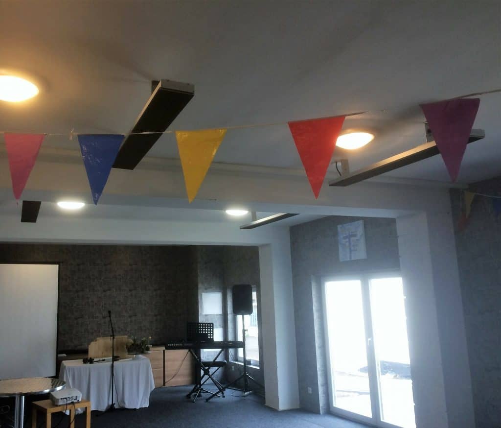 Herschel Summit warming up a meeting room