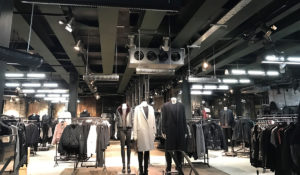 Aspect XL heating All Saints clothing store