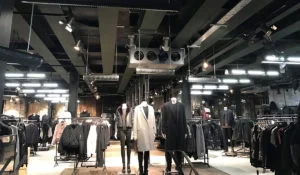 Aspect XL heating All Saints clothing store