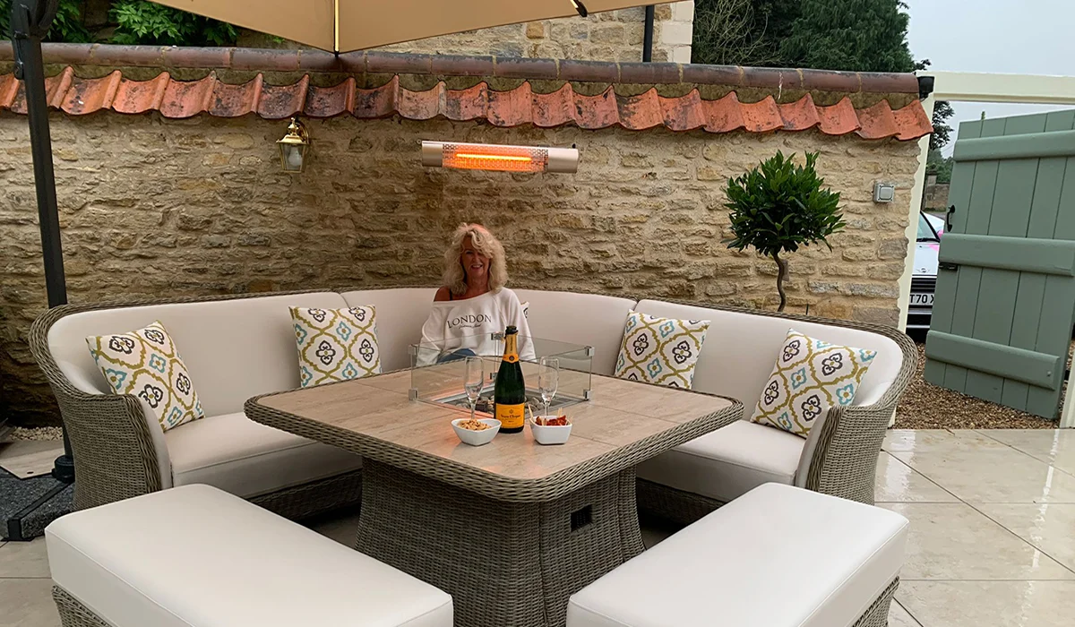 California Gold 2000W Electric Infrared Patio Heater